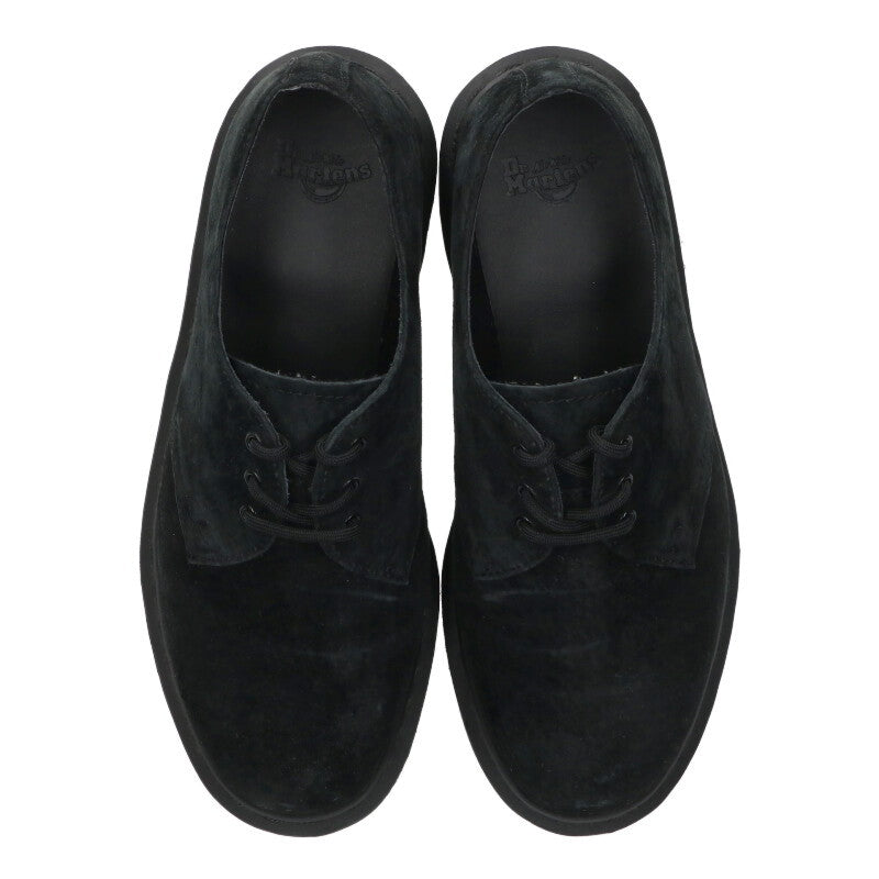 Dr.Martens Black Suede 3-Eye Shoes Size 7.5