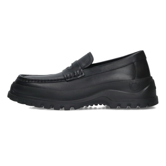 Salvatore Ferragamo Black Penny Loafer Shoes Size 8