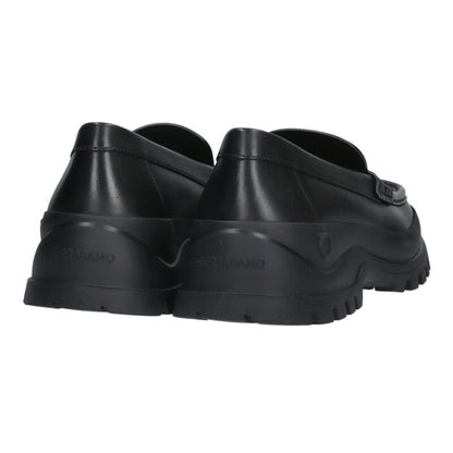Salvatore Ferragamo Black Penny Loafer Shoes Size 8