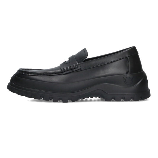 Salvatore Ferragamo Black Penny Loafer Shoes Size 8