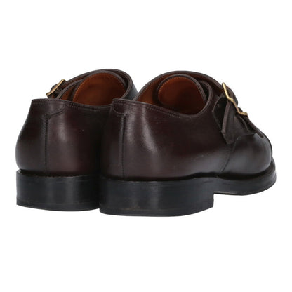 JOHNLOBB William Brown Double Monk Strap Shoes Size 7.5EE