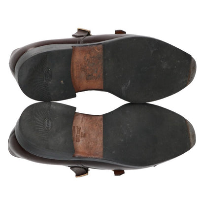 JOHNLOBB William Brown Double Monk Strap Shoes Size 7.5EE
