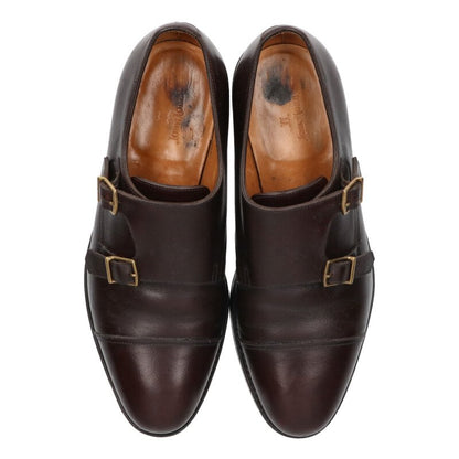 JOHNLOBB William Brown Double Monk Strap Shoes Size 7.5EE