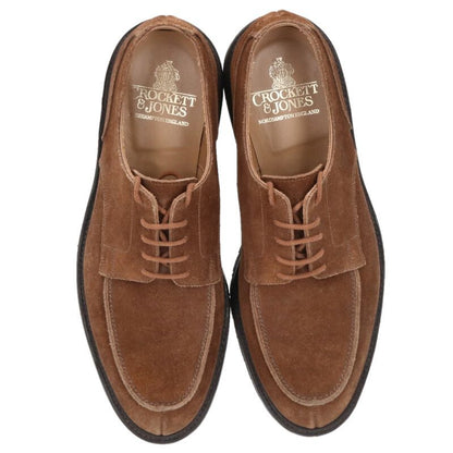 Crockett & Jones Aston Brown Suede Shoes Size 7.5