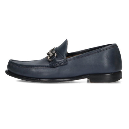 Salvatore Ferragamo Blue Gancini Loafer Shoes Size 8