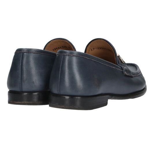 Salvatore Ferragamo Blue Gancini Loafer Shoes Size 8
