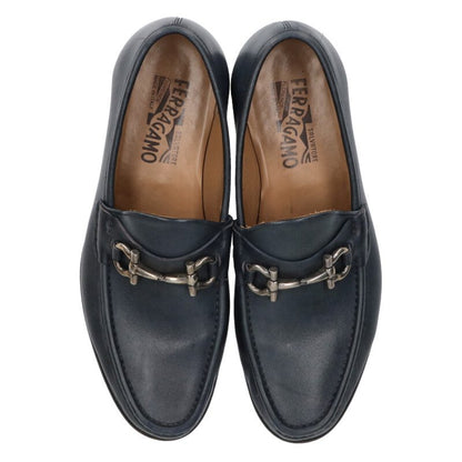 Salvatore Ferragamo Blue Gancini Loafer Shoes Size 8