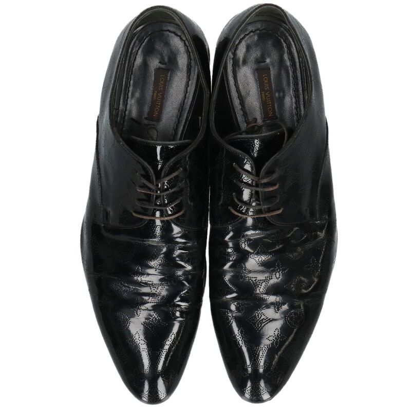 Louis Vuitton Leather Shoes Black Size 10.5