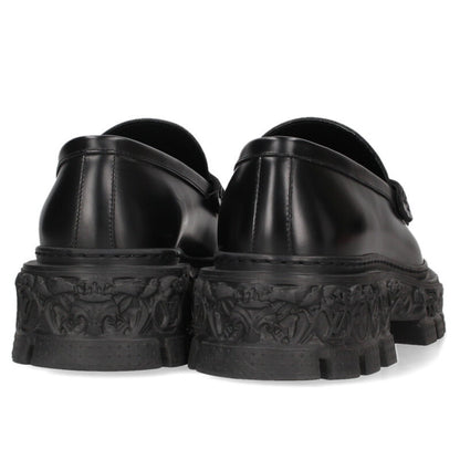 Louis Vuitton LV Logo Leather Loafer Black Size 9
