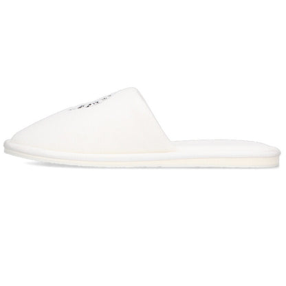 Chrome Hearts HOTEL SLIPPER Embroidered Horseshoe White Size M