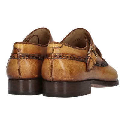 Berluti Monk Strap Leather Shoes Brown Size 7