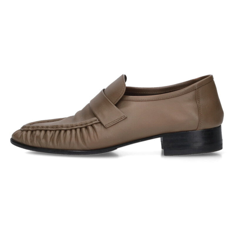 THEROW Soft Loafer Calfskin Brown Size 6.5