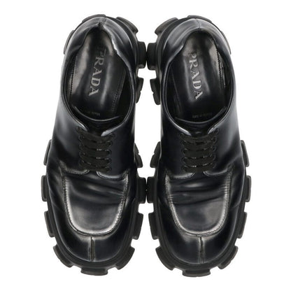 PRADA Brushed Derby Monolith Shoes Black Size 9