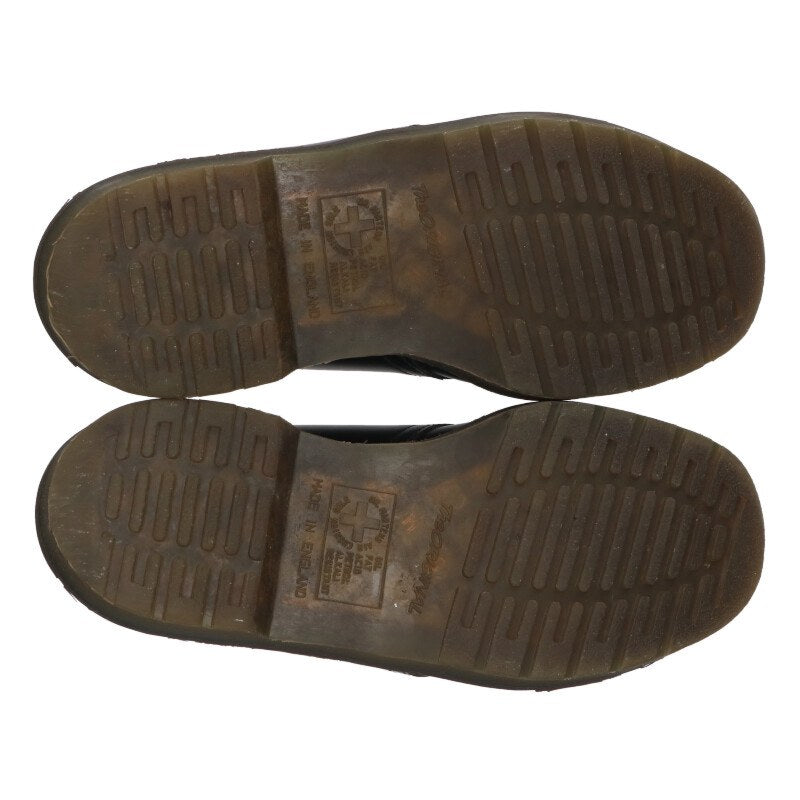 Comme des Garcons Leather Homme Deux Shoes Black Size UK8