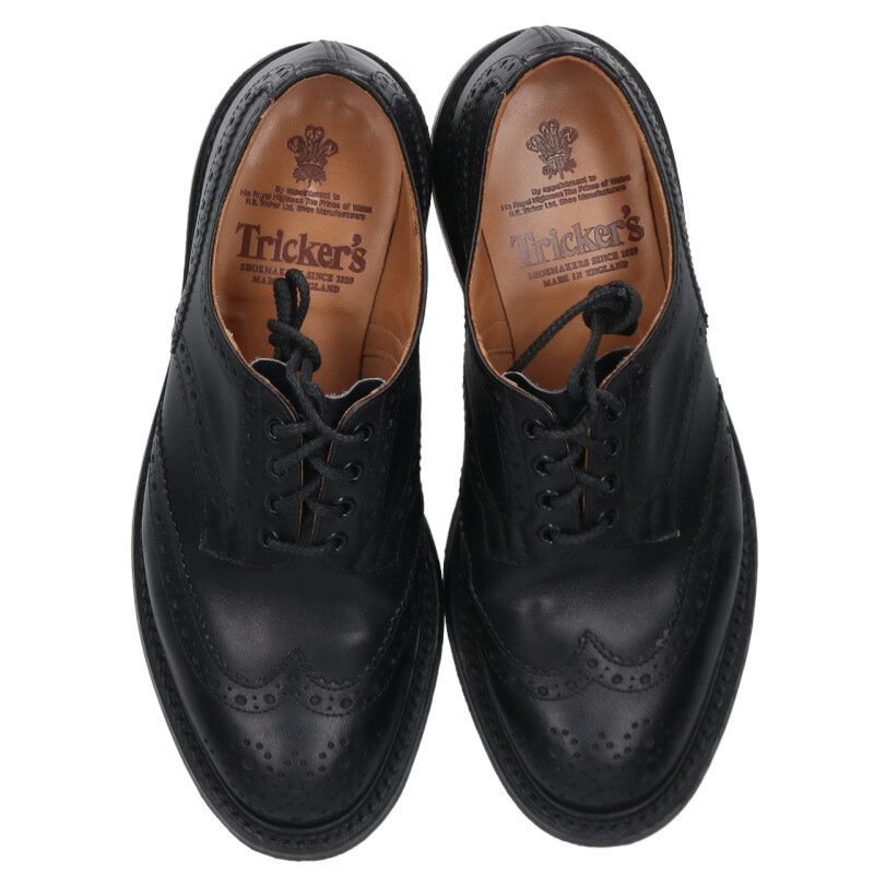 Trickers BOURTON Leather Shoes Black Size 46208