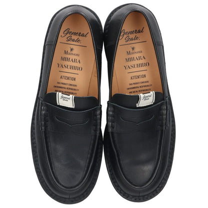 MIHARAYASUHIRO 26SS ANDY Leather Loafers Black Size 6.5