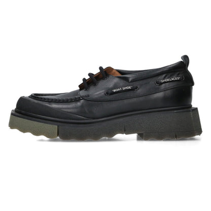 OFF-WHITE San Diego Rubber Sole Leather Loafers Size 10.5