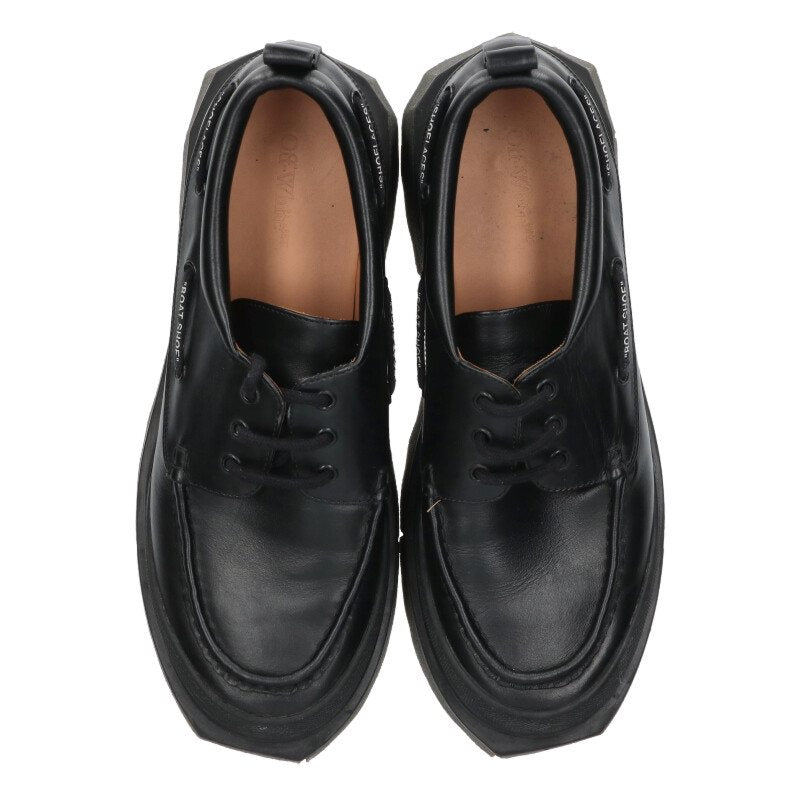 OFF-WHITE San Diego Rubber Sole Leather Loafers Size 10.5