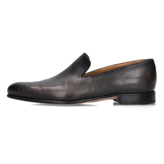 Berluti Calligraphy Leather Shoes Gray Size 7.5