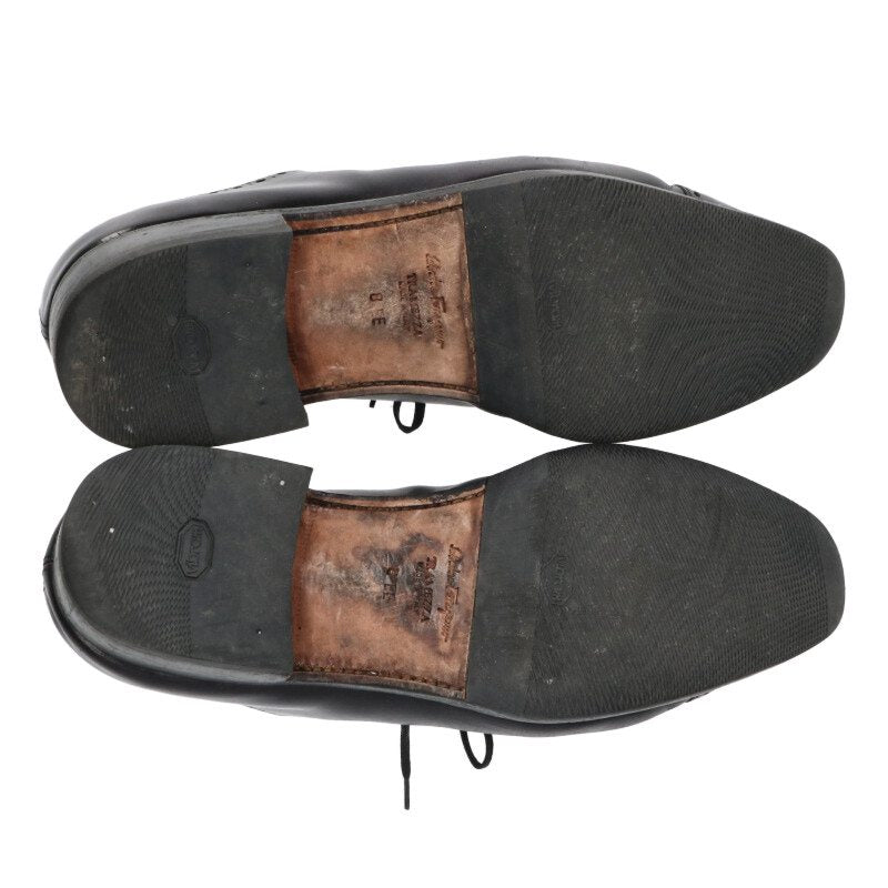 Salvatore Ferragamo Lace-up Leather Shoes Black Size 8