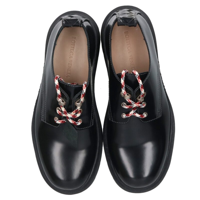 BOTTEGA VENETA High-Top Lace-Up Boots Black Size 9.5