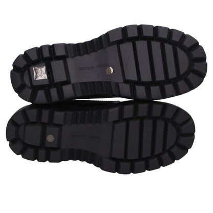 BOTTEGA VENETA High-Top Lace-Up Boots Black Size 8.5