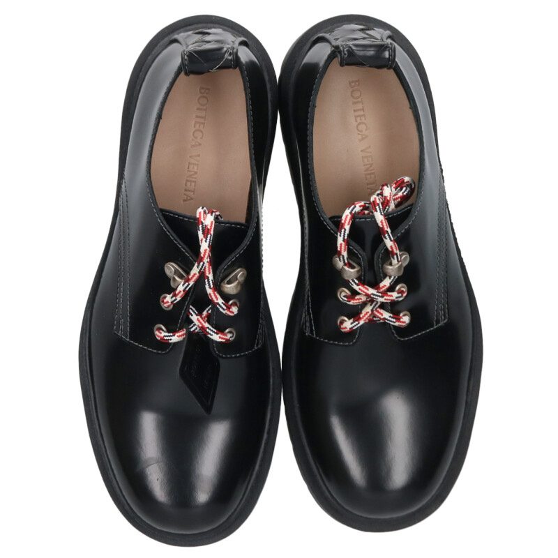 BOTTEGA VENETA High-Top Lace-Up Boots Black Size 8.5