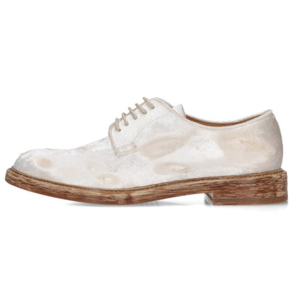 Maison Margiela Distressed Velour Shoes White Size 6.5