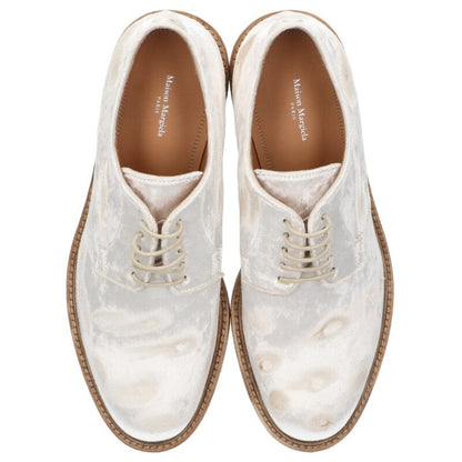 Maison Margiela Distressed Velour Shoes White Size 6.5