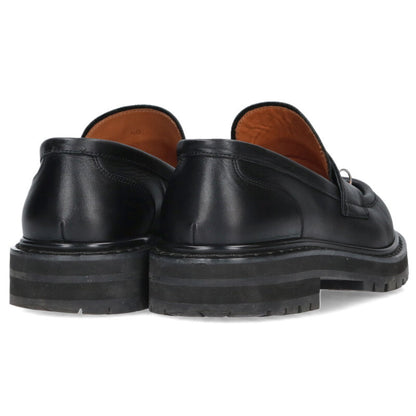 MARNI Square Toe Pierced Leather Loafers Size 6.5