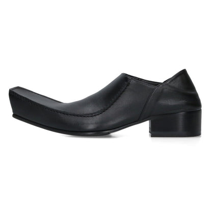 BALENCIAGA Romeo Leather Shoes Black Size 8.5