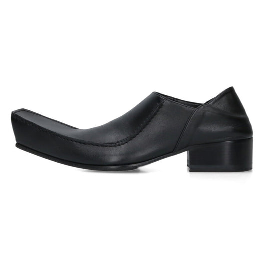 BALENCIAGA Romeo Leather Shoes Black Size 8.5