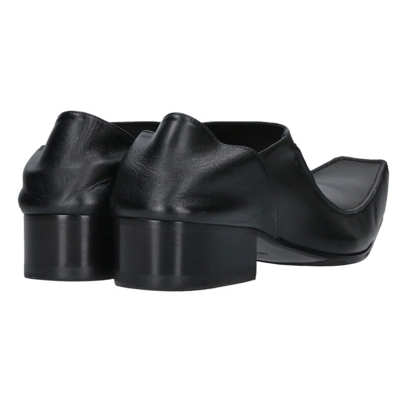 BALENCIAGA Romeo Leather Shoes Black Size 8.5