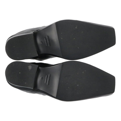 BALENCIAGA Romeo Leather Shoes Black Size 8.5