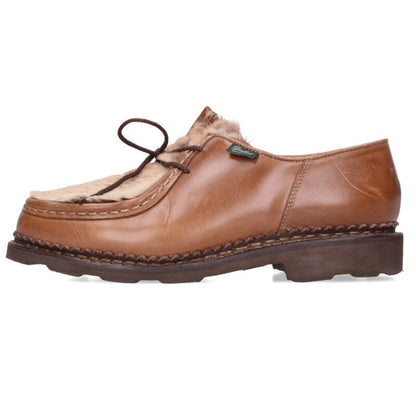 Paraboot MICHAEL LAPIN GRIFF Fur Tyrolean Shoes Brown Size 5