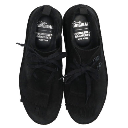 Engineered Garments Clarks Desert Khan EG Suede Black Size 6