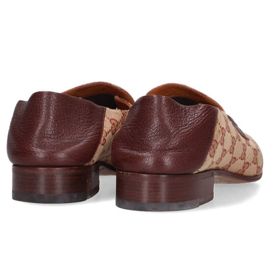 GUCCI Horsebit GG Babouche Loafers Beige/Brown Size 9