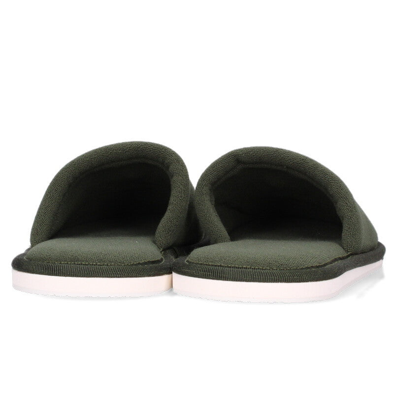 Chrome Hearts Hotel Horseshoe Slippers Green Size M