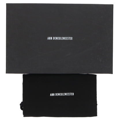 ANN DEMEULEMEESTER 26SS Cowboy Leather Shoes Black Size 7.5