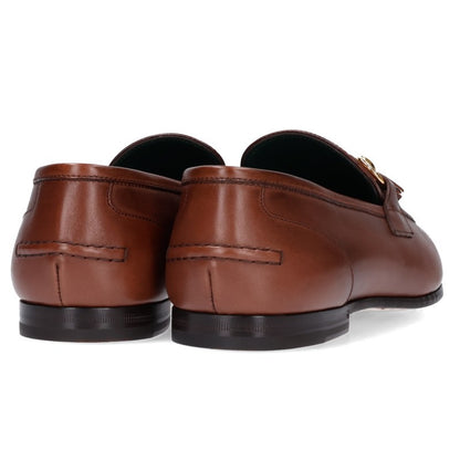GUCCI Tassel Loafer Shoes Brown Size 7