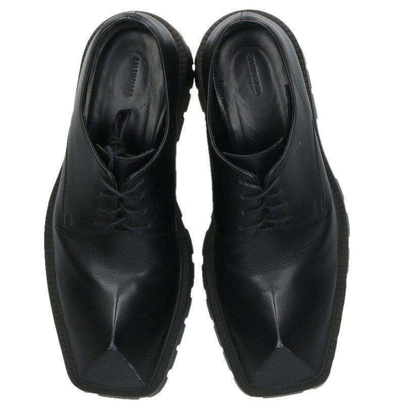 BALENCIAGA RHINO Derby Shoes Black Size 7.5