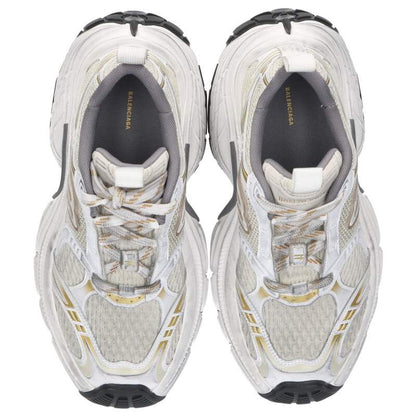 BALENCIAGA 6XL Sneakers White/Gold Size EU 39