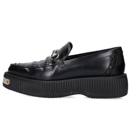 GUCCI Horsebit Creeper Loafers Black Size 6.5