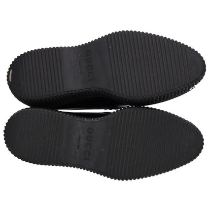GUCCI Horsebit Creeper Loafers Black Size 6.5