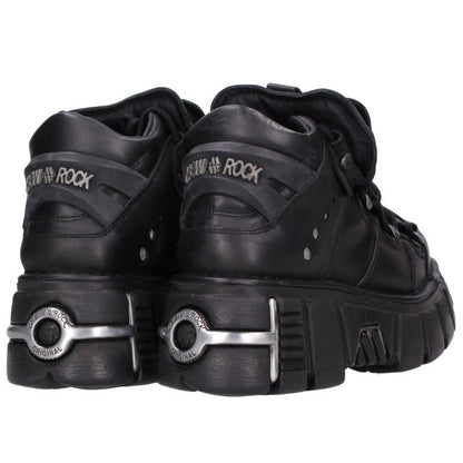 NEWROCK Platform Leather Shoes Black Size EU 43