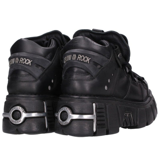 NEWROCK Platform Leather Shoes Black Size EU 43