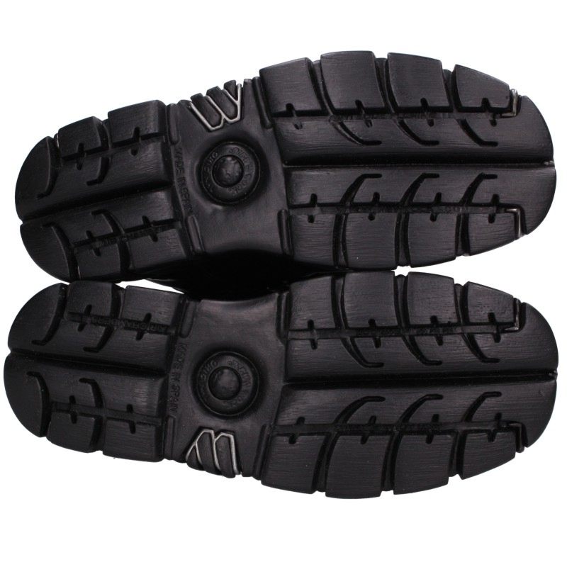 NEWROCK Platform Leather Shoes Black Size EU 43