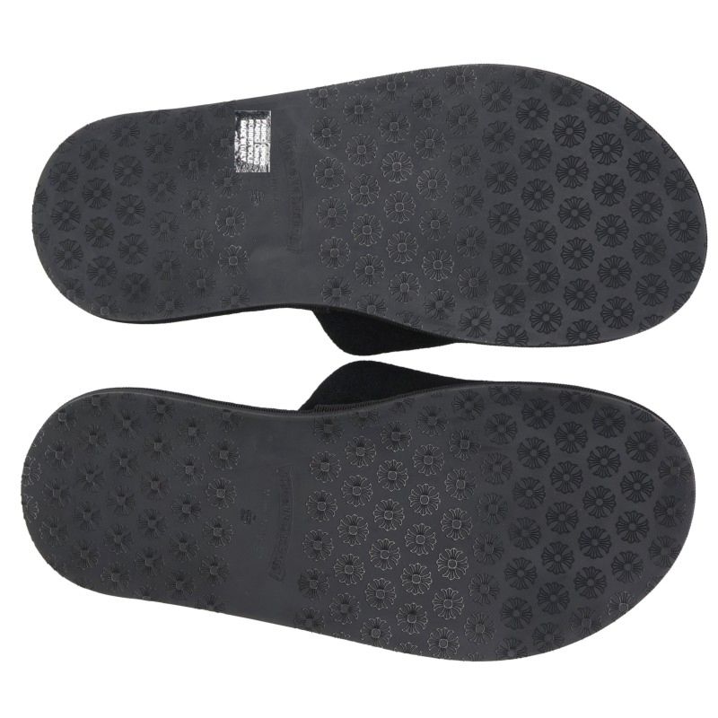 Chrome Hearts NYC Horseshoe Slippers Black Size S