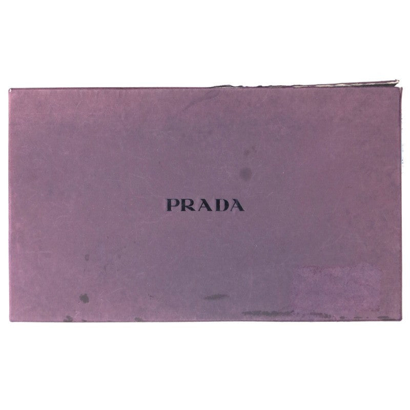 PRADA Pointed Toe Leather Shoes Brown Size 8