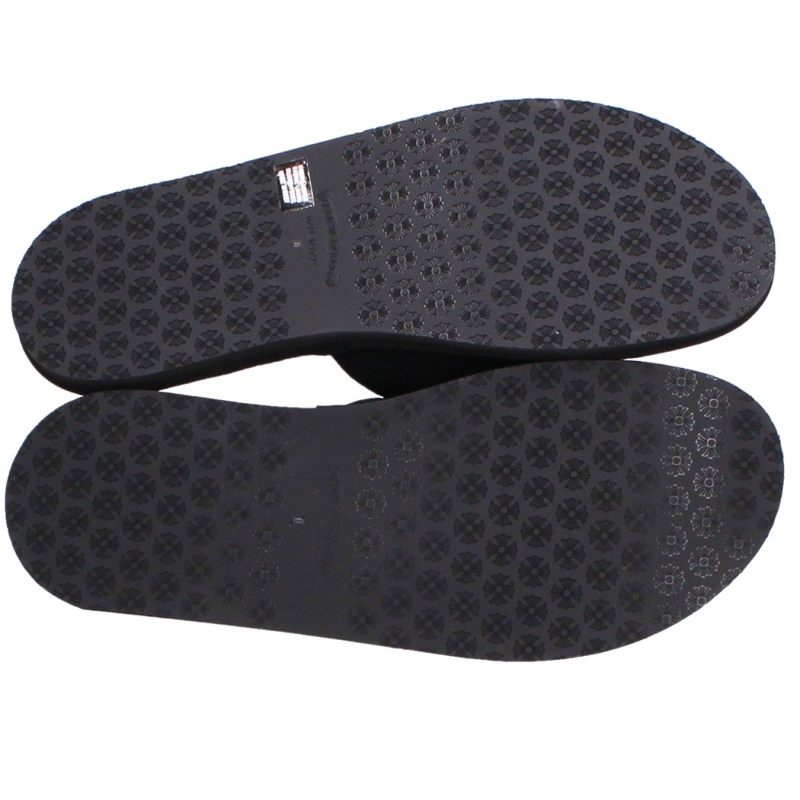 Chrome Hearts Horseshoe Embroidered Slippers Black Size L